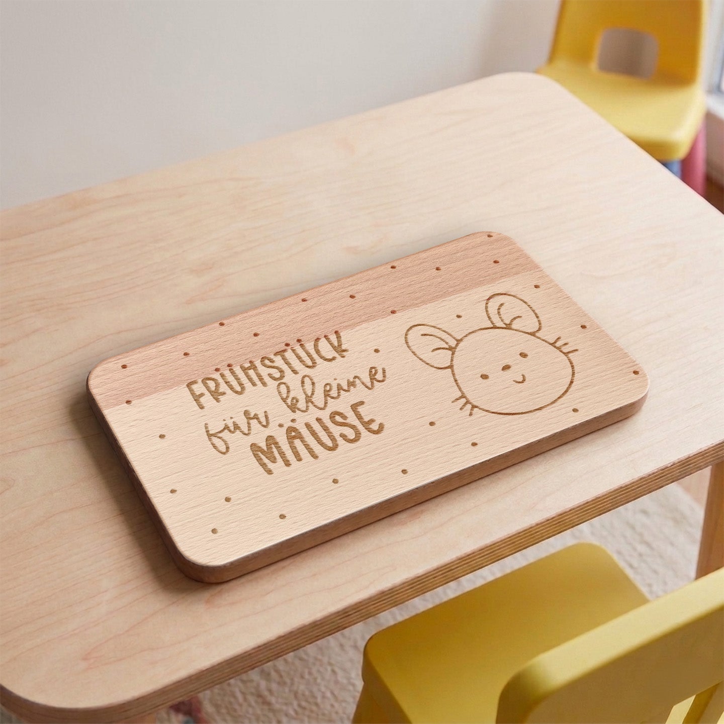Frühstücksbrettchen "Kleine Mäuse"