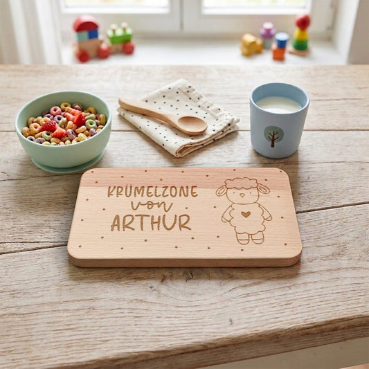 Frühstücksbrettchen "Krümelzone"