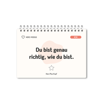 HerzPlusKopf Impulskalender: 52 Power-Sätze für starke Kinder (A5 Wandkalender & Tischaufsteller)