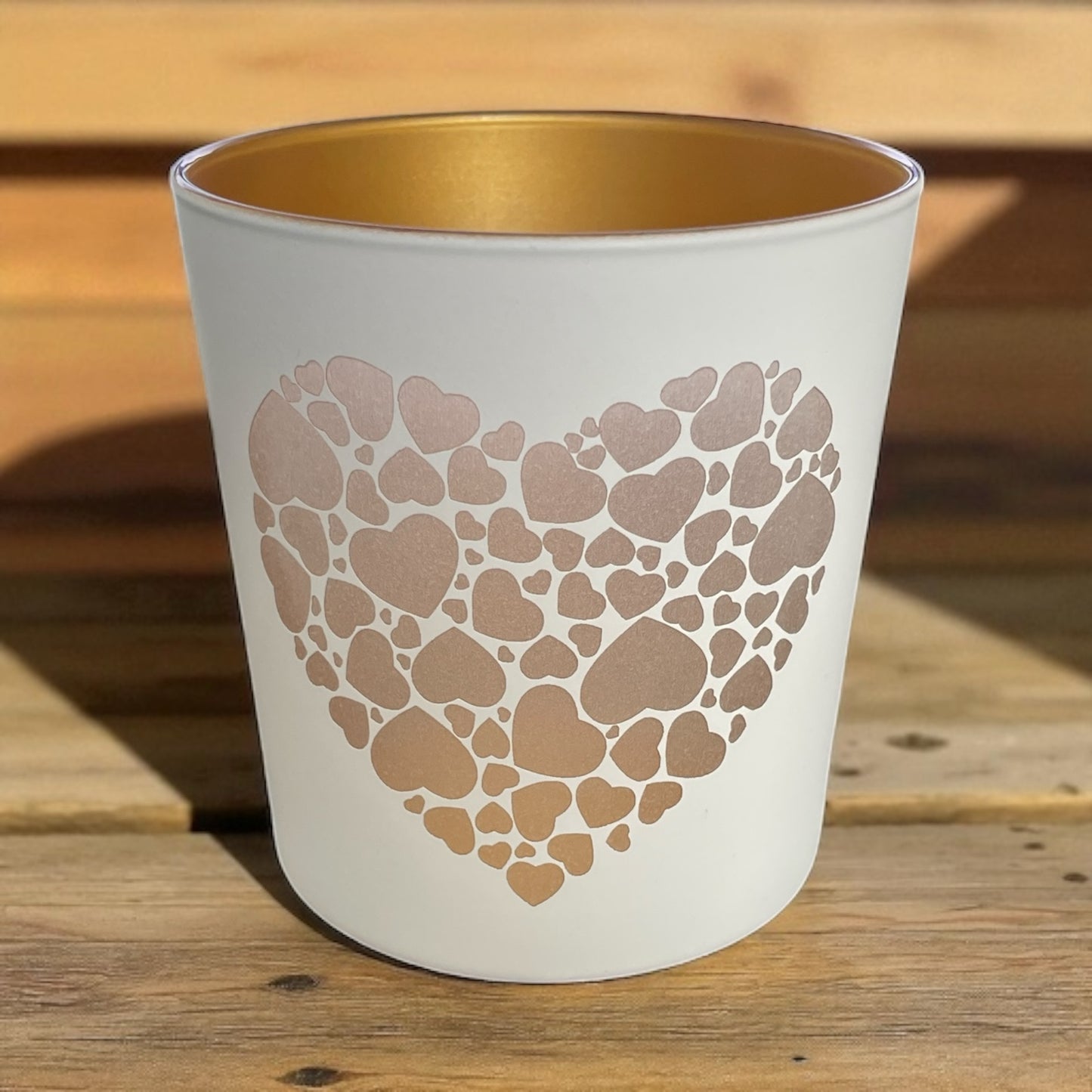 Windlicht "Herzenszeichen"