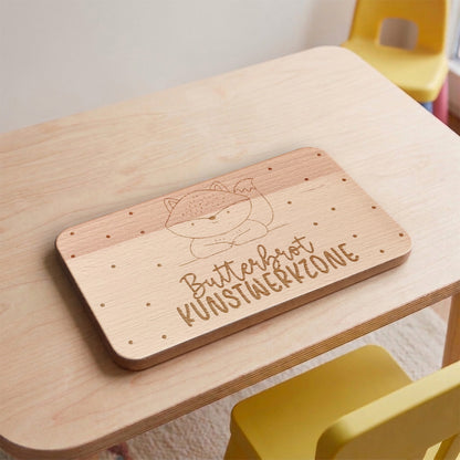 Frühstücksbrettchen "Kunstwerkzone"