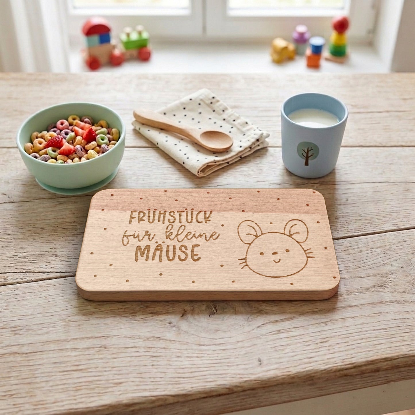 Frühstücksbrettchen "Kleine Mäuse"