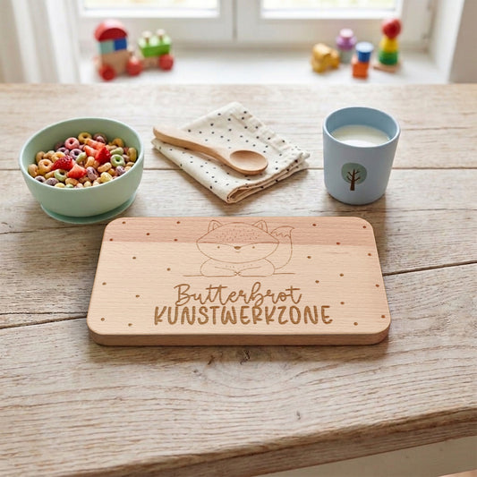 Frühstücksbrettchen "Kunstwerkzone"