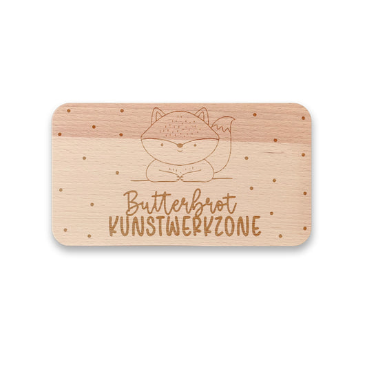 Frühstücksbrettchen "Kunstwerkzone"