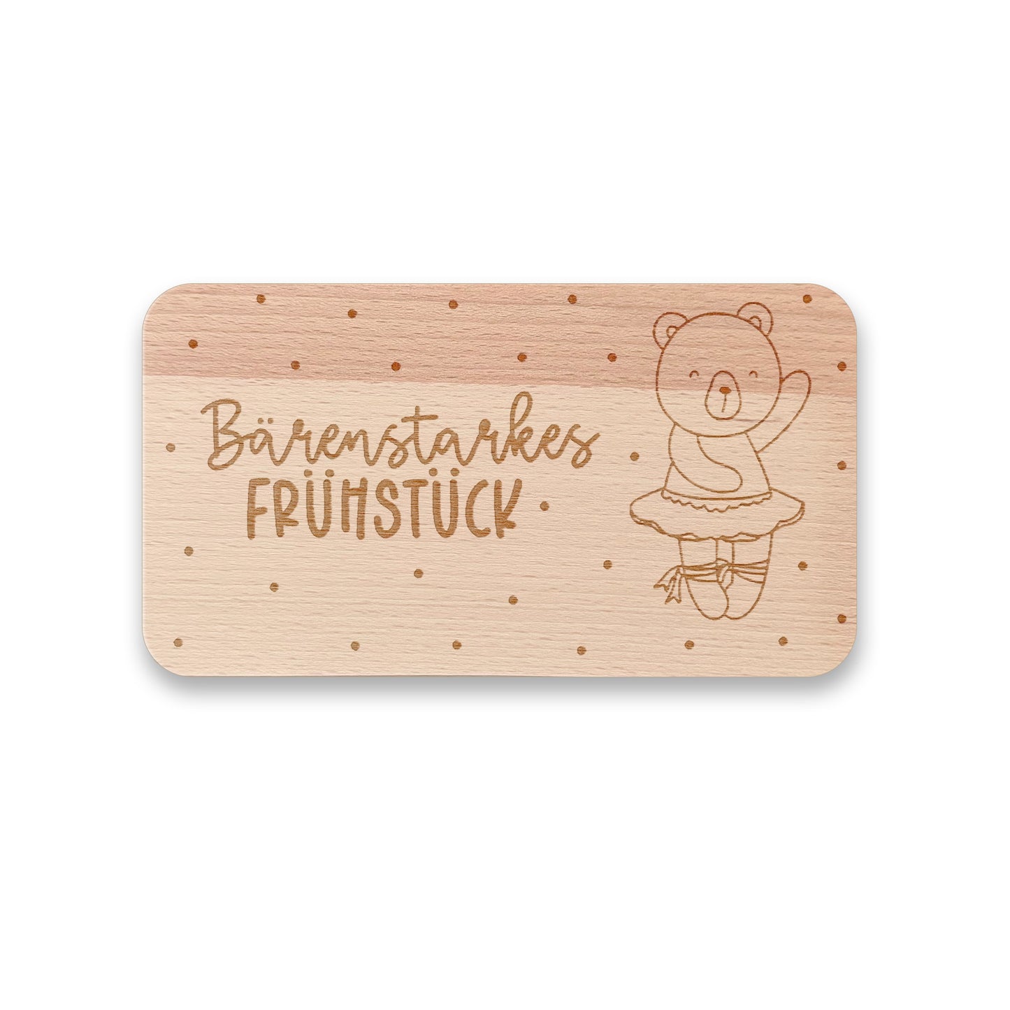 Frühstücksbrettchen "Bärenstarkes Frühstück"