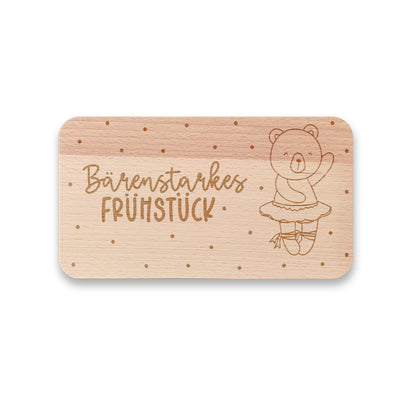 Frühstücksbrettchen "Bärenstarkes Frühstück"